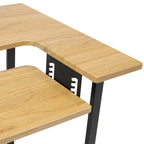 Mesa de costura Pivot con panel de almacenamiento y plataforma ajustable